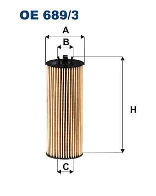 Eļļas filtrs FILTRON OE 689/3 1