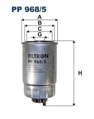 Degvielas filtrs FILTRON PP 968/5 1