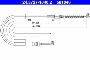 Trose, Stāvbremžu sistēma ATE 24.3727-1040.2 1