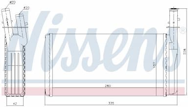 Siltummainis, Salona apsilde NISSENS 70016 6