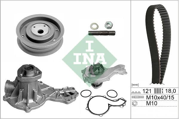 Ūdenssūknis + Zobsiksnas komplekts Schaeffler INA 530 0162 30 1