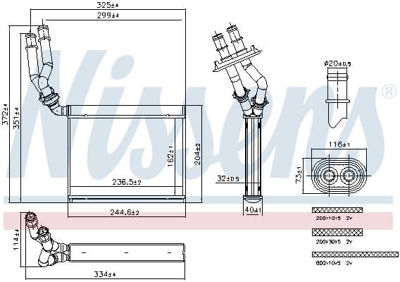 Siltummainis, Salona apsilde NISSENS 707299 1