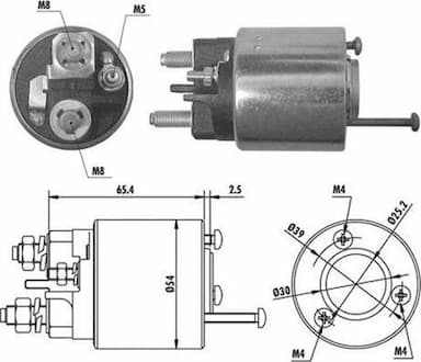 Ievilcējrelejs, Starteris MAGNETI MARELLI 940113050066 1