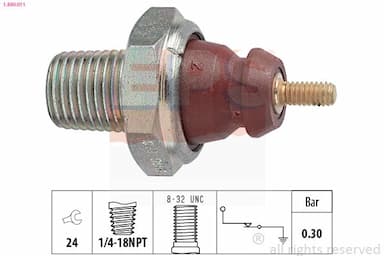 Eļļas spiediena devējs EPS 1.800.011 1
