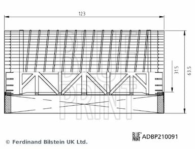 Eļļas filtrs BLUE PRINT ADBP210091 2