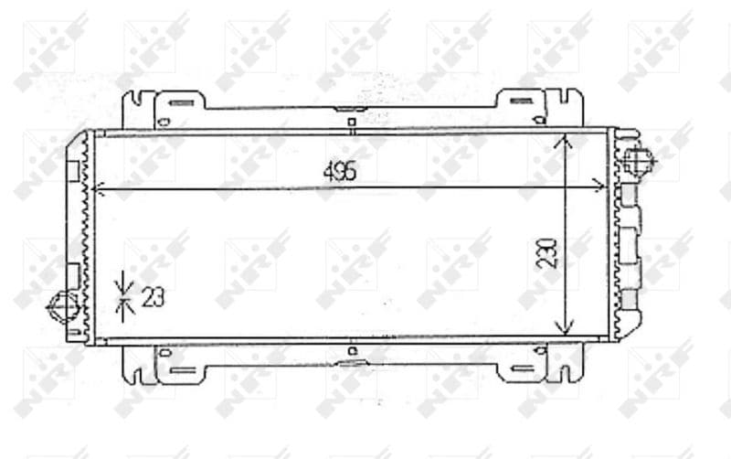 Radiators, Motora dzesēšanas sistēma NRF 54613 1