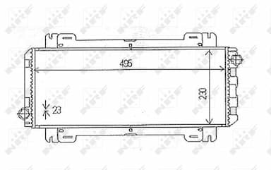 Radiators, Motora dzesēšanas sistēma NRF 54613 1