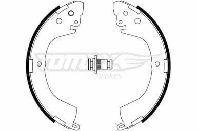 Bremžu loku komplekts TOMEX Brakes TX 23-29 1