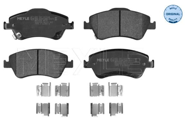 Bremžu uzliku kompl., Disku bremzes MEYLE 025 241 2219/W 1