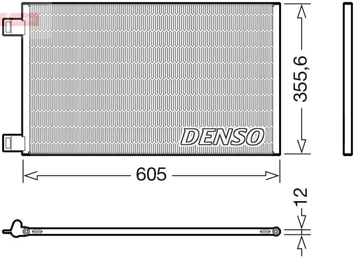 Kondensators, Gaisa kond. sistēma DENSO DCN23041 1