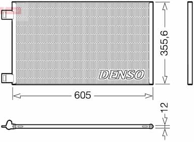 Kondensators, Gaisa kond. sistēma DENSO DCN23041 1