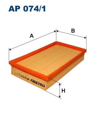 Gaisa filtrs FILTRON AP 074/1 1