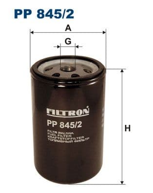 Degvielas filtrs FILTRON PP 845/2 1