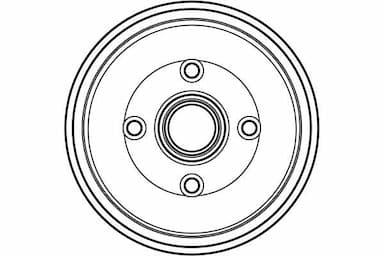 Bremžu trumulis TRW DB4277 2