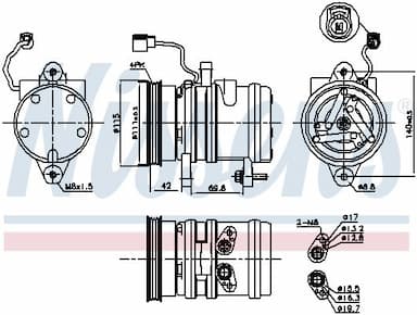 Kompresors, Gaisa kond. sistēma NISSENS 89272 11