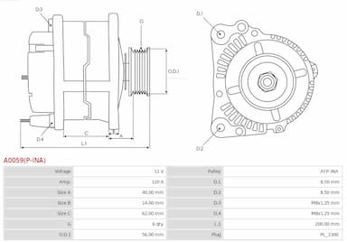 Ģenerators AS-PL A0059(P-INA) 5