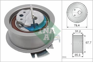 Spriegotājrullītis, Gāzu sadales mehānisma piedziņas siksna INA 531 0565 30 1