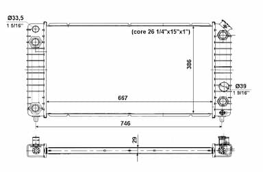 Radiators, Motora dzesēšanas sistēma NRF 56011 5