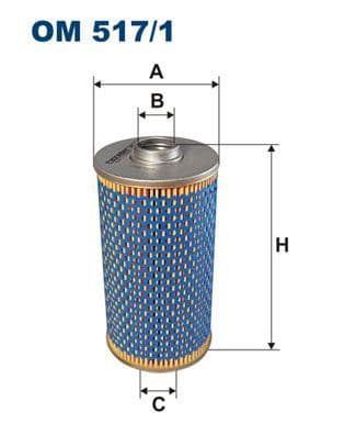 Eļļas filtrs FILTRON OM 517/1 1