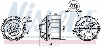 Salona ventilators NISSENS 87228 5