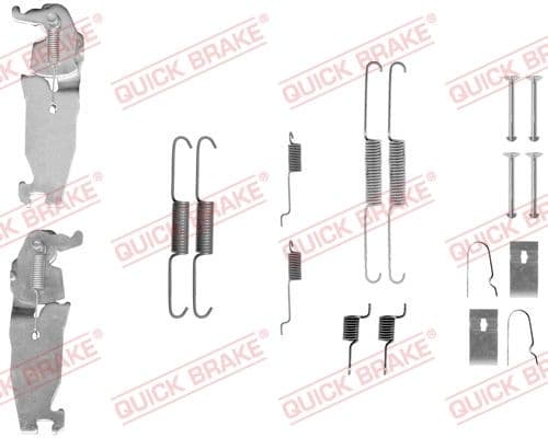 Piederumu komplekts, Bremžu loki QUICK BRAKE 105-0811S 1