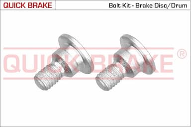 Skrūvju komplekts, Bremžu disks QUICK BRAKE 11660K 1