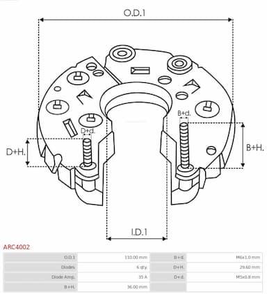 Taisngriezis, Ģenerators AS-PL ARC4002 3