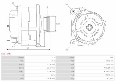 Ģenerators AS-PL A6010PR 5