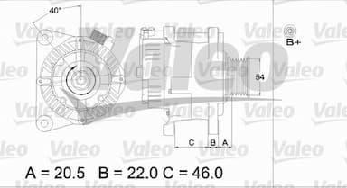 Ģenerators VALEO 437192 5