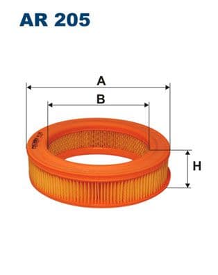 Gaisa filtrs FILTRON AR 205 1