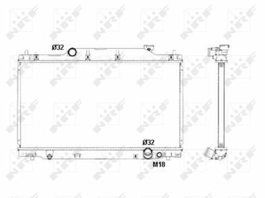 Radiators, Motora dzesēšanas sistēma NRF 53439 1