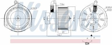 Salona ventilators NISSENS 87163 6