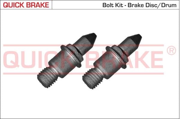 Skrūvju komplekts, Bremžu disks QUICK BRAKE 11677K 1