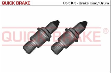 Skrūvju komplekts, Bremžu disks QUICK BRAKE 11677K 1