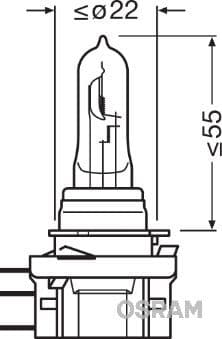 Kvēlspuldze ams-OSRAM 64176 3