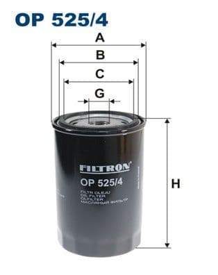 Eļļas filtrs FILTRON OP 525/4 1