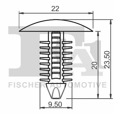 Moldings/aizsarguzlika FA1 33-10018.10 2