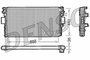 Radiators, Motora dzesēšanas sistēma DENSO DRM12004 1