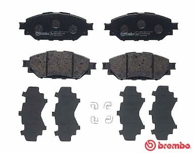 Bremžu uzliku kompl., Disku bremzes BREMBO P 83 167 2