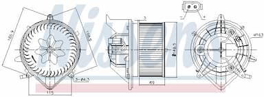 Salona ventilators NISSENS 87233 6