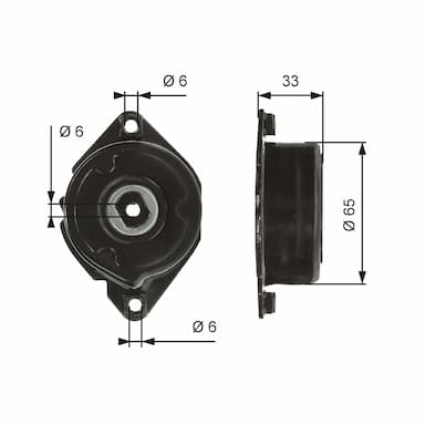 Siksnas spriegotājs, Ķīļsiksna GATES T39013 1