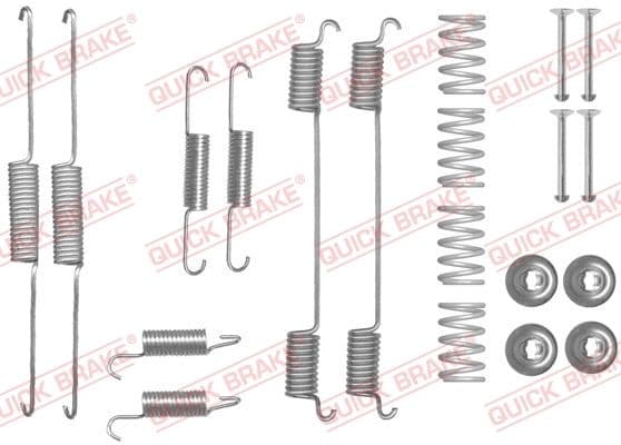 Piederumu komplekts, Bremžu loki QUICK BRAKE 105-0861 1