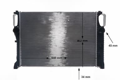 Radiators, Motora dzesēšanas sistēma MAHLE CR 37 000S 2