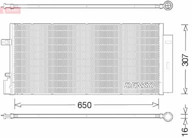 Kondensators, Gaisa kond. sistēma DENSO DCN20024 1