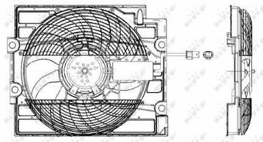 Ventilators, Motora dzesēšanas sistēma NRF 47211 5