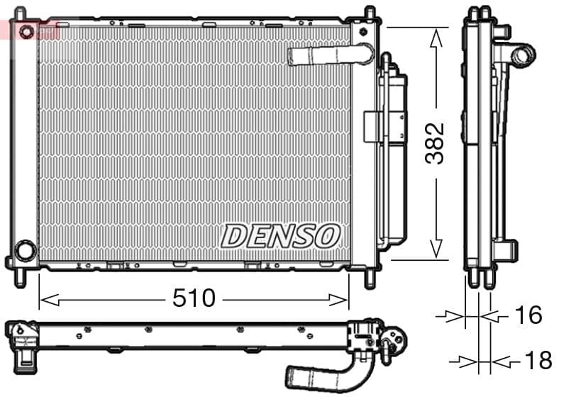 Dzesēšanas modulis DENSO DRM46101 1