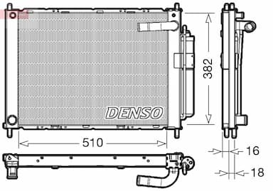 Dzesēšanas modulis DENSO DRM46101 1