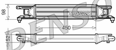 Starpdzesētājs DENSO DIT01001 1