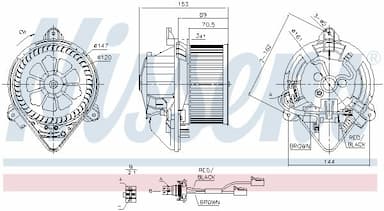 Salona ventilators NISSENS 87053 6