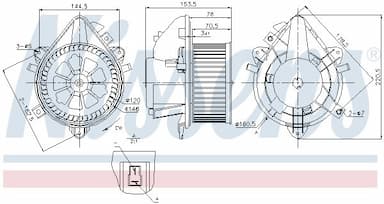 Salona ventilators NISSENS 87124 6